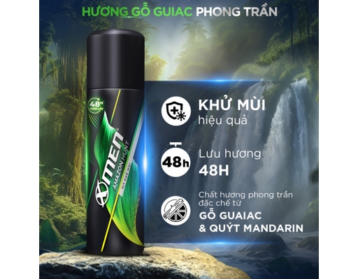 Xịt Khử Mùi Hương Amazon Hunt 140ml X-men ảnh 3