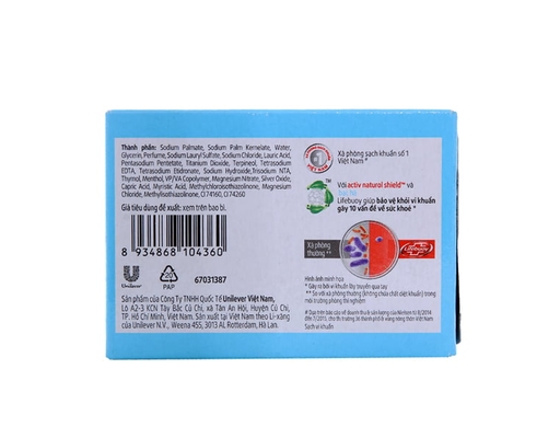 Xà Phòng Cục Diệt Khuẩn Mát Lạnh Sảng Khoái 90g Lifebuoy ảnh 1