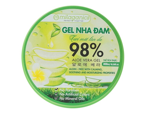Gel Dưỡng Da Nha Đam 98% Aloe Vera Gel 300ml Milaganics ảnh 0