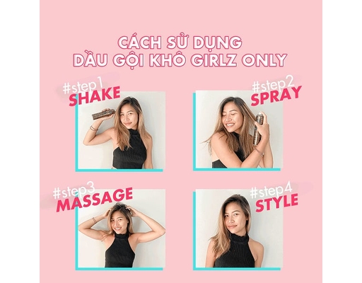 Dầu Gội Khô Hương Hoa Party Nights 200ml GIRLZ ONLY ảnh 5