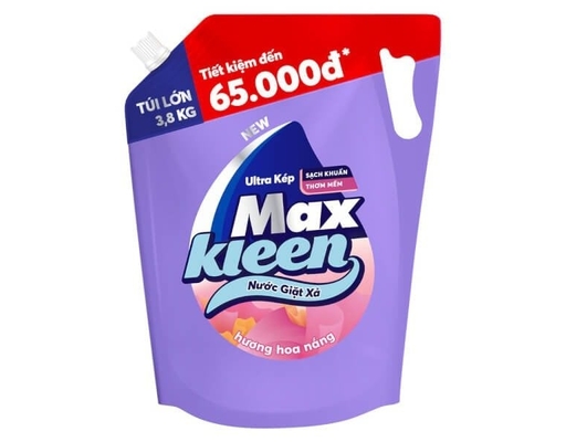 Nước Giặt Xả Hương Hoa Nắng 3.8kg MaxKleen ảnh 0