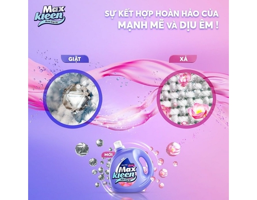 Nước Giặt Xả Hương Hoa Nắng 3.8kg MaxKleen ảnh 3