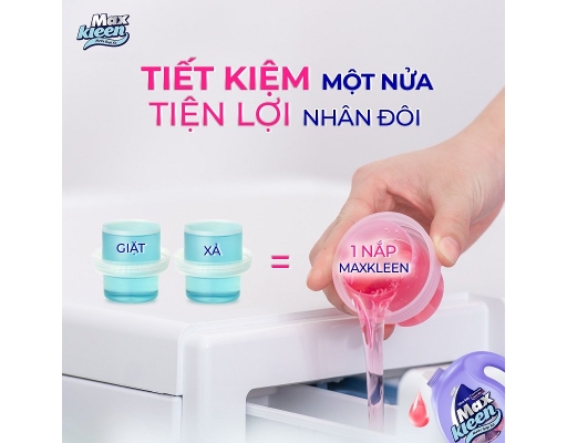 Nước Giặt Xả Hương Hoa Nắng 3.8kg MaxKleen ảnh 4