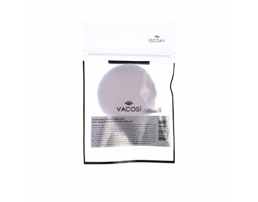 Bông Phấn Cotton Khô Tròn Size Nhỏ 10g VACOSI ảnh 1