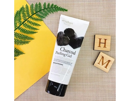 Gel Tẩy Tế Bào Chết Charcoal White Peeling Gel 180ml Arrahan ảnh 1