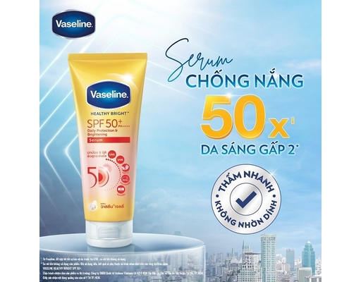 Tinh Chất Dưỡng Thể SPF50+ Chống Nắng Sáng Khỏe Da 320ml Vaseline ảnh 2