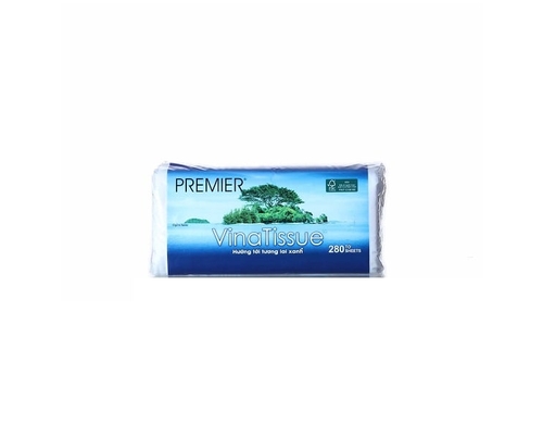 Khăn Giấy Rút 2 Lớp 280 Tờ Vinatissue ảnh 0