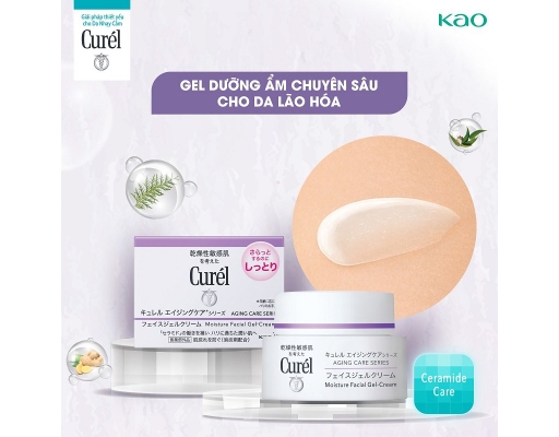 Gel Dưỡng Ẩm Chuyên Sâu Cho Da Lão Hóa 40g Curél ảnh 5