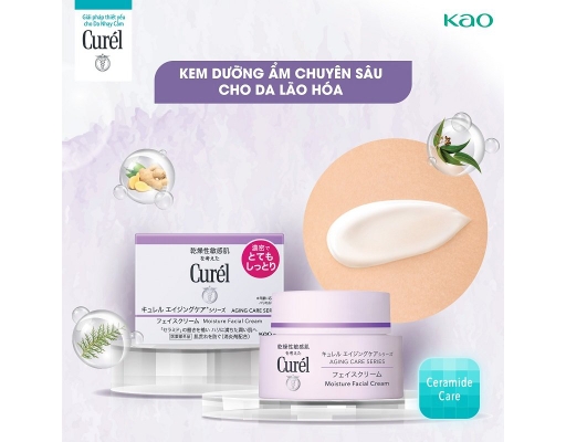Kem Dưỡng Ẩm Chuyên Sâu Cho Da Lão Hóa 40g Curél ảnh 6