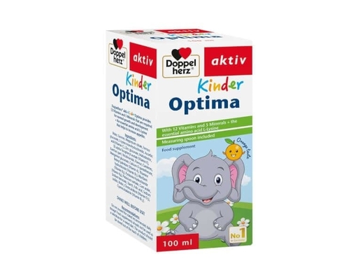 Siro Tăng Đề Kháng Cho Trẻ Kinder Optima 100ml Doppelherz ảnh 0