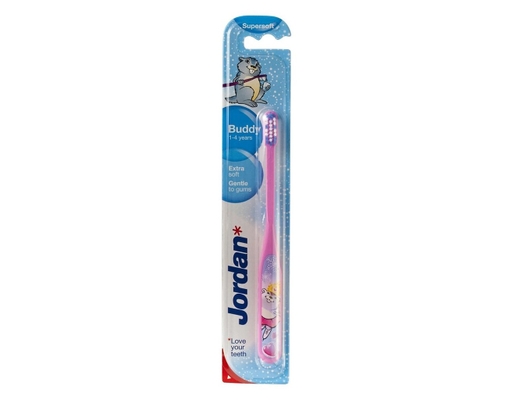 Bàn Chải Đánh Răng Trẻ Em Buddy 1-4 Tuổi 1 Cây Jordan ảnh 0