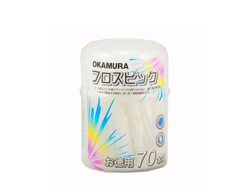 Tăm Chỉ Nha Khoa Kẽ Răng 70 Cây Okamura ảnh 0