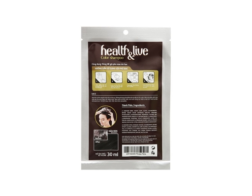 Gội Phủ Bạc Màu Nâu Đen 30ml Lavox ảnh 1