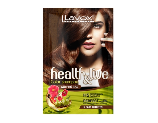 Gội Phủ Bạc Màu Nâu Mocha 30ml Lavox ảnh 0
