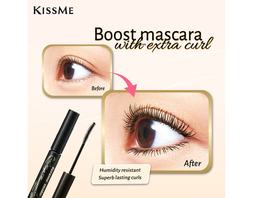 Mascara Lót Siêu Nâng Giữ Nếp Cong Chống Trôi Siêu Bền Màu Đen 4.5g Kissme ảnh 2