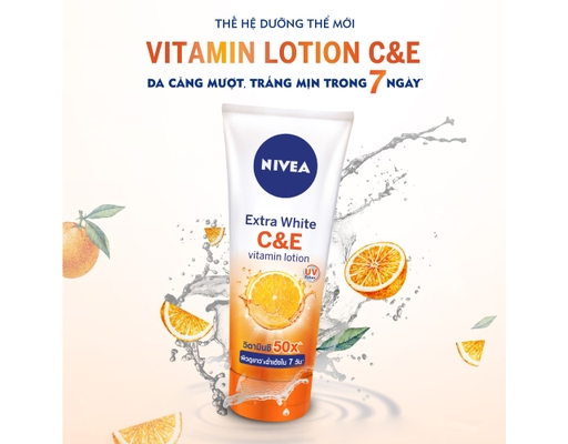 Sữa Dưỡng Thể Dưỡng Sáng Vitamin C 180ml NIVEA ảnh 1
