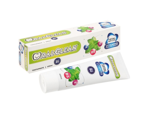 Kem Đánh Răng Total Active Vitamins Healthy White 100g OralClean ảnh 1