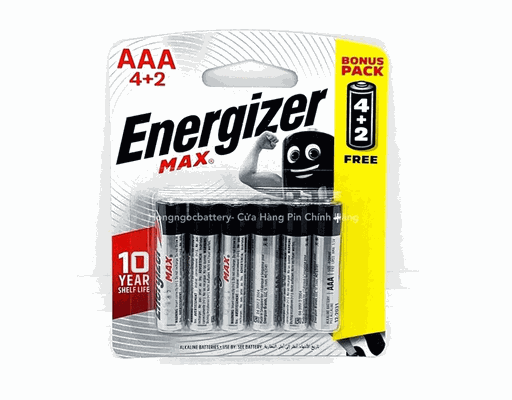 Pin Alkaline Max AAA E92BP42V6V Energizer ảnh 0