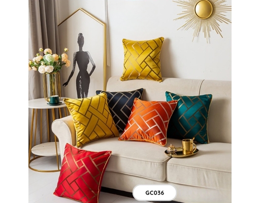 Gối Tựa Sattin Thêu 48X48cm Kenhome ảnh 0