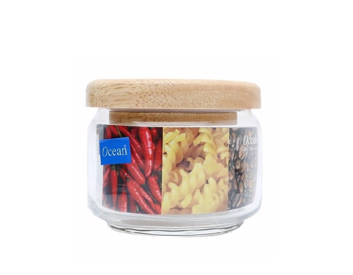 Hũ Popjar Nắp Gỗ 325ml Ocean ảnh 0