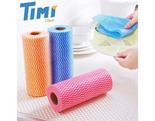 Lốc 2 Cuộn Khăn Lau Đa Năng Màu Lưới 40 Tờ X2 T-Rags ảnh 3