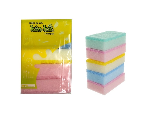 Lô 5 Miếng Mút Rửa Kinkit ảnh 2