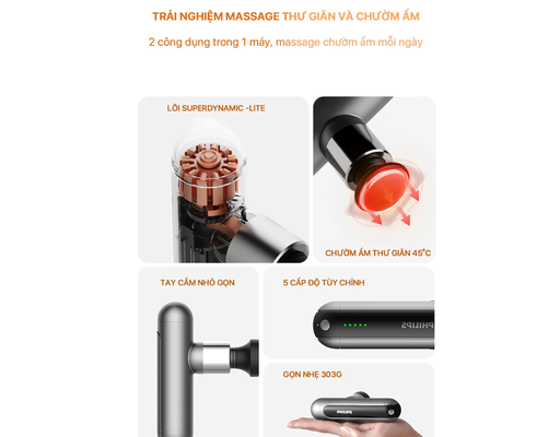 Máy Massage Mini PPM7303 Philips ảnh 5