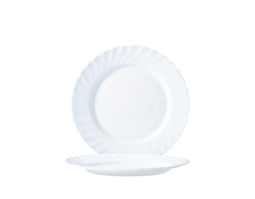 Đĩa Thủy Tinh Trianon Trắng 20cm Luminarc ảnh 1
