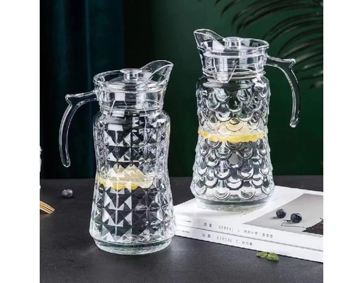 Bộ Bình Ly Thủy Tinh Fish Scale 7 Món YZH-34/L76 Deli ảnh 1