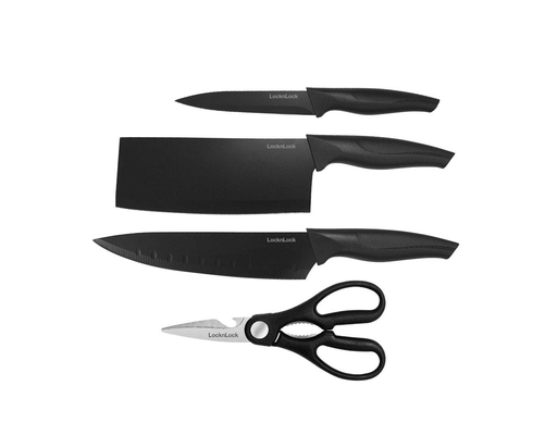 LocknLock - Bộ Dao Kéo 4 Món CKK106S4