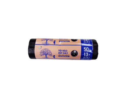 Vipaco - Túi Rác Rút Dây Siêu Đa Năng 50L-65X78-13T