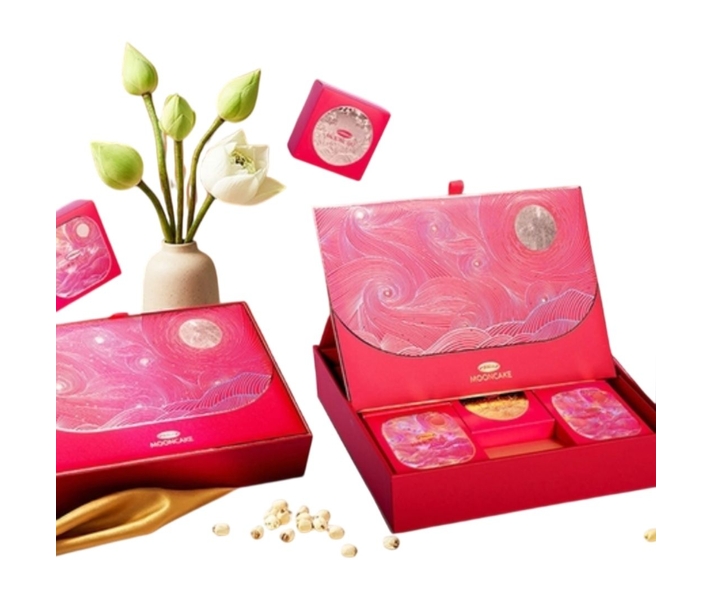 Hộp Bánh Trung Thu Nhật Nguyệt 4Bx200g