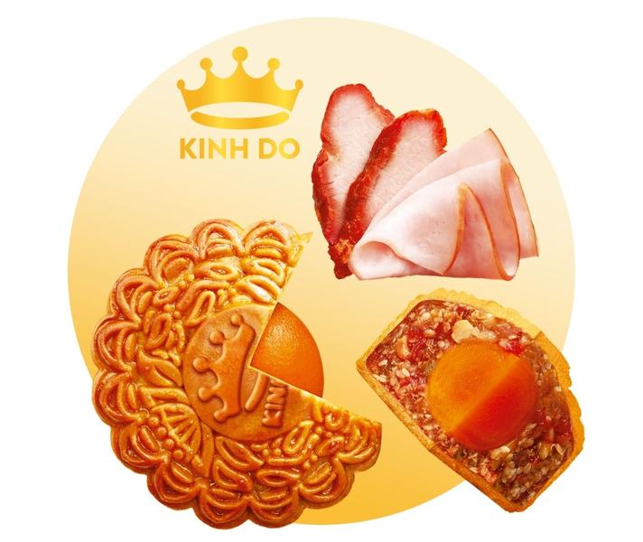 Bánh Nướng Trung Thu Jambon Xá Xíu 2 Trứng 210g