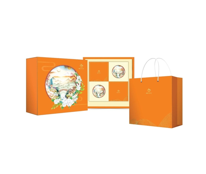 Hộp Bánh Trung Thu Thu Bình An - Cam