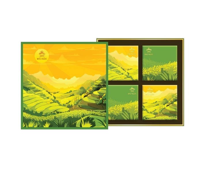 Hộp Bánh Trung Thu Mùa Vàng Việt Nam