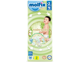 Molfix - Tã Dán Super Jumbo XXL56 Cho Bé Từ 12-17kg