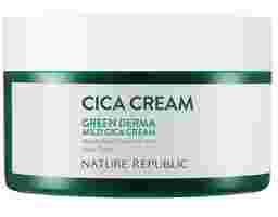 Nature Republic - Kem Dưỡng Rau Má Làm Dịu Phục Hồi Da Green Derma Mild Cica Cream