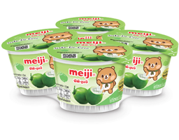 Meiji - Lốc 4 Hộp Sữa Chua Ăn Với Thạch Dừa 90g