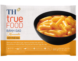 TH True Food - Bánh Gạo Mozzarella Xốt Phô Mai