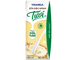 Vinamilk - Lốc 4 Hộp Sữa Đậu Nành Tươi 180ml
