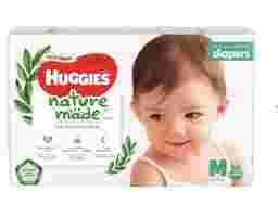 Huggies Tã Dán Platinum Nature Made M64 Cho Bé 6-11kg 64 Miếng
