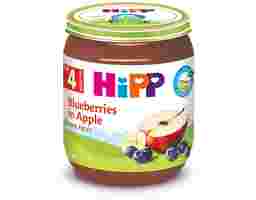 Hipp - Dinh Dưỡng Đóng Lọ Vị Dâu Tím, Táo Tây