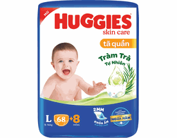 Huggies - Tã Dán Dry Super Jumbo L68 Cho Bé Từ 8-13kg