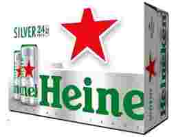 Heineken - Thùng 24 Lon Bia Silver 330ml