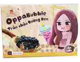 Oppa Bubble - Trân Châu Đường Đen Hộp 10 Gói x 35g