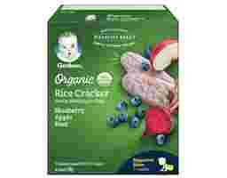Gerber - Bánh Gạo Organic Việt Quất Táo Củ Cải Đỏ