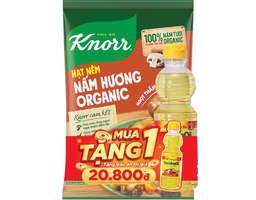 Knorr - Combo Hạt Nêm Chay Nấm 800g + Dầu Ăn 400ml
