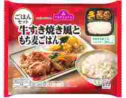 TOPVALU - Set Cơm Lúa Mạch Thịt Bò Kiểu Sukiyaki Đông Lạnh