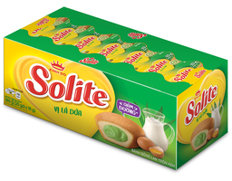 Solite - Bánh Bông Lan Kem Vị Lá Dứa 360g
