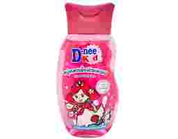 D-nee - Dầu Tắm Gội Toàn Thân Cherry Berry Cho Bé Trên 3 Tuổi Màu Hồng